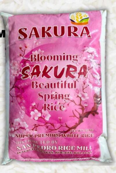1 sack, 25 kg, Sushi Korean Japanese Sakura Brand Rice (Retail)